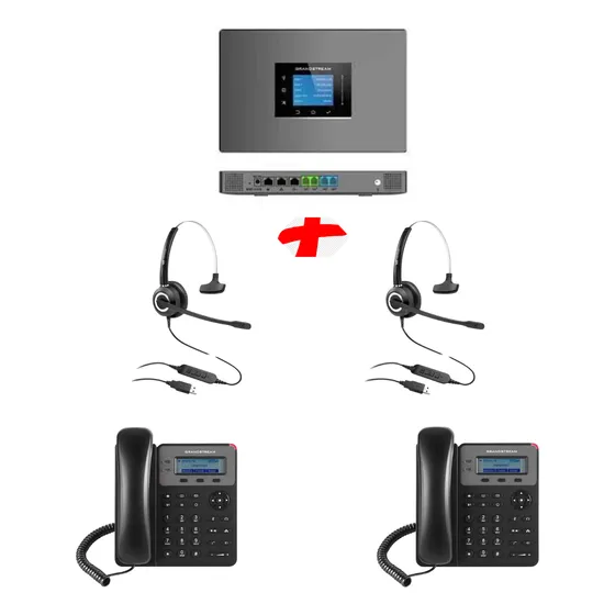 Kit Central Telefonica Grandstream Ucm 6302a Usada