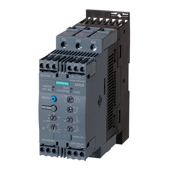 Arrancador Suave Siemens 3rw4038-1bb14