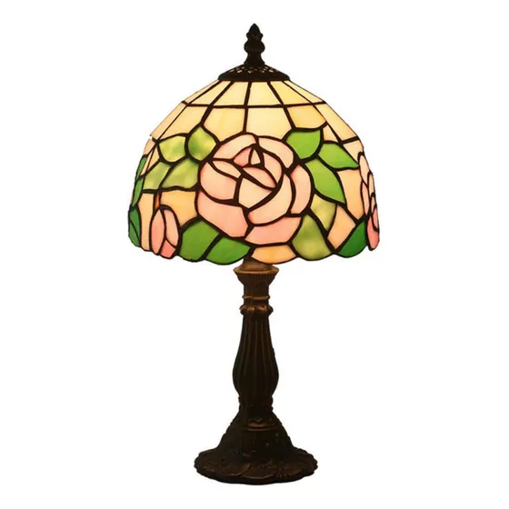 Lámpara De Mesa De Vidrieras Antiguas Estilo Tiffany, Lámpar