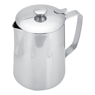 Taza De Acero Inoxidable Para Café Con Tapa Para Espumar Lec Taza De Acero Inoxidable Para Café Con Tapa Para Espumar Lec