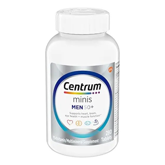 Multivitamínico Centrum Minis Silver Para Hombres 50 Plus,