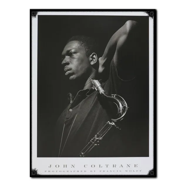 #1585 - Cuadro Decorativo Vintage John Coltrane Jazz Poster