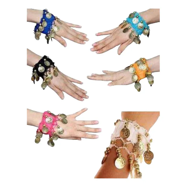 Pulseras Con Monedas Danza Árabe Accesorios Árabes