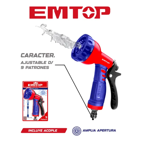 Pistola Para Manguera D/ Riego, Cabezal De Riego  Emtop