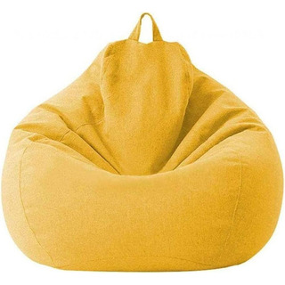 Pufe Gigante Em Forma De Pêra Nespo Sem Enchimento, Lavável Pufe Gigante Em Forma De Pêra Nespo Sem Enchimento, Lavável