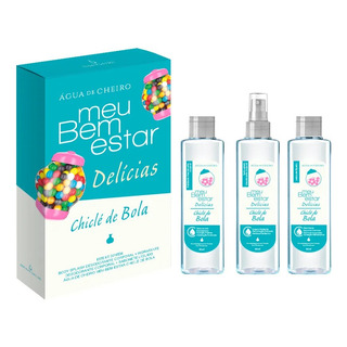 Kit Ăgua De Cheiro DelĂcias ChiclĂ© De Bola (3 Produtos) Kit Ăgua De Cheiro DelĂcias ChiclĂ© De Bola (3 Produtos)