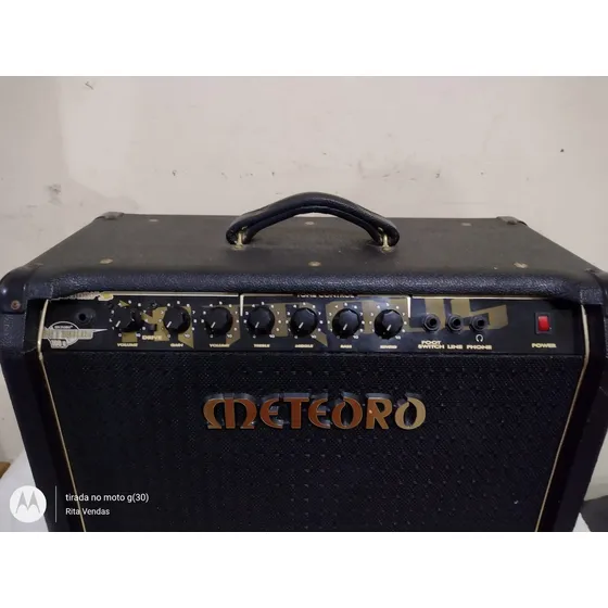 Caixa Amplificada, Cubo, Amplificador, Meteoro, Nitrous 100g Preto