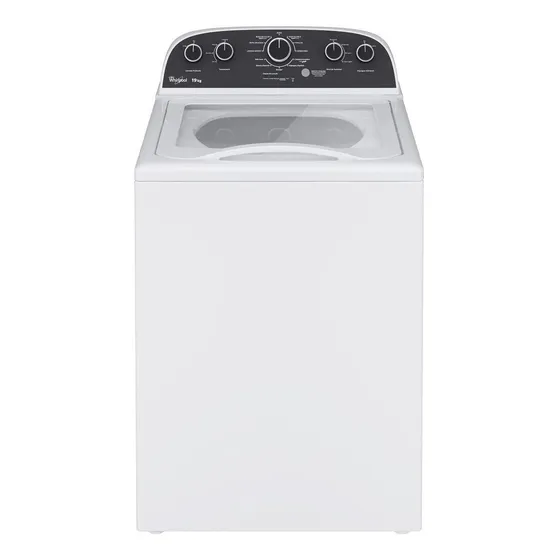 Lavadora automática Whirlpool Xpert System hasta 19kg 120V color blanco