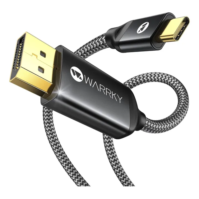 Cable Usb C A Displayport De 6 Pies (4k @60hz, 2k @144 /165