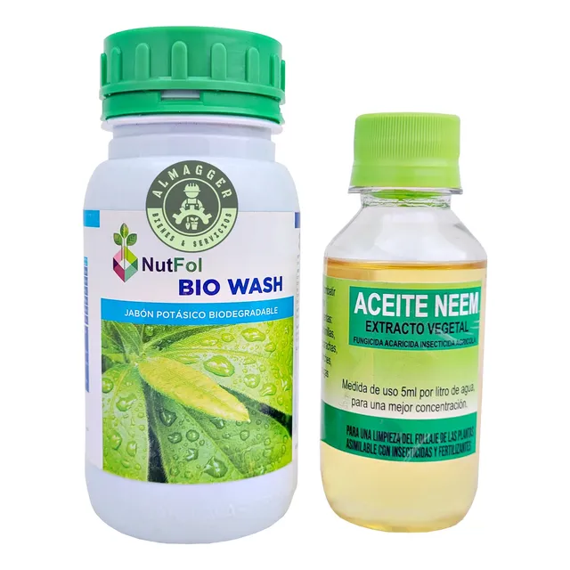 Dúo Aceite De Neem + Jabón Potásico Líquido 