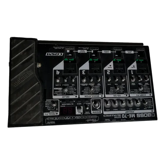 Carcaça Pedaleira Boss Me-70 Guitar Multiple Effects (peça)