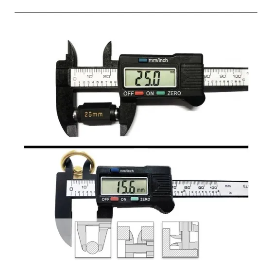 Vernier Digital Calibrador 150mm Diametro Interior Exterior