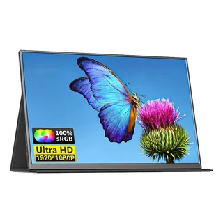 Monitor Gamer PortĂĄtil Ultra Sllin Viagens Trabalho Tipe-c Hdmi Cor Preto 110v/220v Tomate Mtm-1506 Monitor Gamer PortĂĄtil Ultra Sllin Viagens Trabalho Tipe-c Hdmi Cor Preto 110v/220v Tomate Mtm-1506