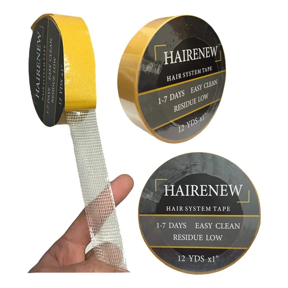 Cinta Prótesis Capilar Hair Renew Rollo 12yds X 1 Doble Faz