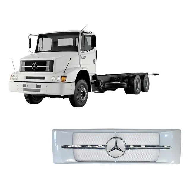 Grade Dianteira Superior 1620 1634 1938ls C/frisos E Estrela