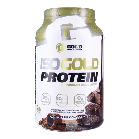 Proteina Isolate Whey 2lb 100% Gold Nutrition. Outlet