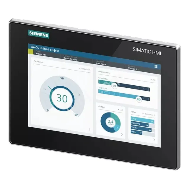 Panel Pantalla Táctil 7 Siemens 6av21233gb320aw0 Hmi