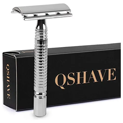 Qshave - Lámpara Clásica De Doble Borde Con Mango Corto Para