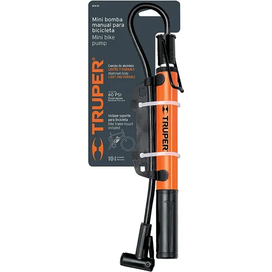 Bomba De Aire Compacta P/bicicletas Balones Bom-mi Truper