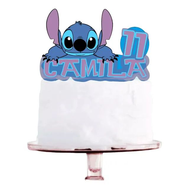 Cake Topper Stitch  Adorno Para Tortas Personalizados