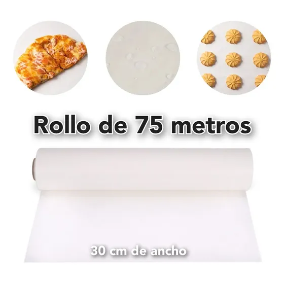 Rollo De Papel Parafinado Encerado Para Hornear Cocina