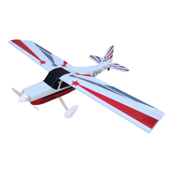 Aeromodelo Super Decathlon 110cm Adesivos E Linkagem Kit 1