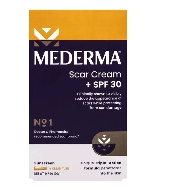 Crema Mederma Desvanece Eliminar Cicatrices Spf30 Prot Solar