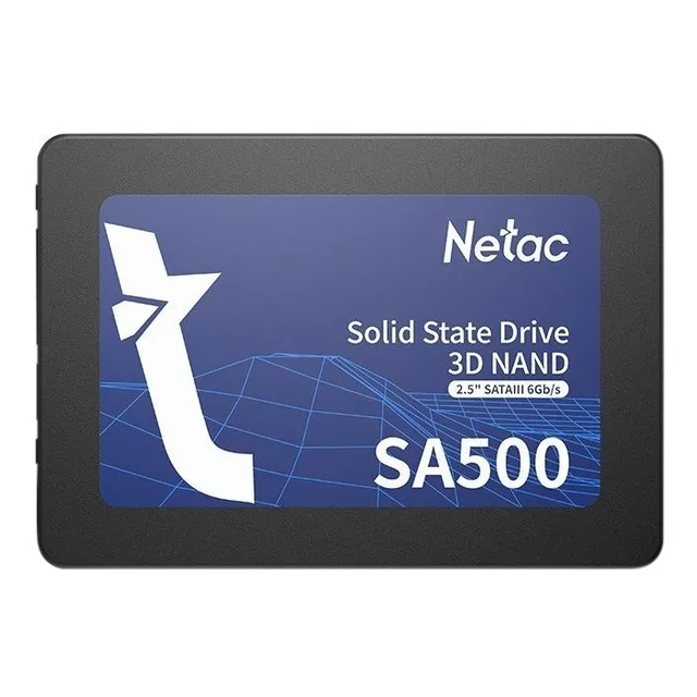 Disco Sólido Ssd 2.5'' 128gb Netac Sa500 Sata Iii Color Negro