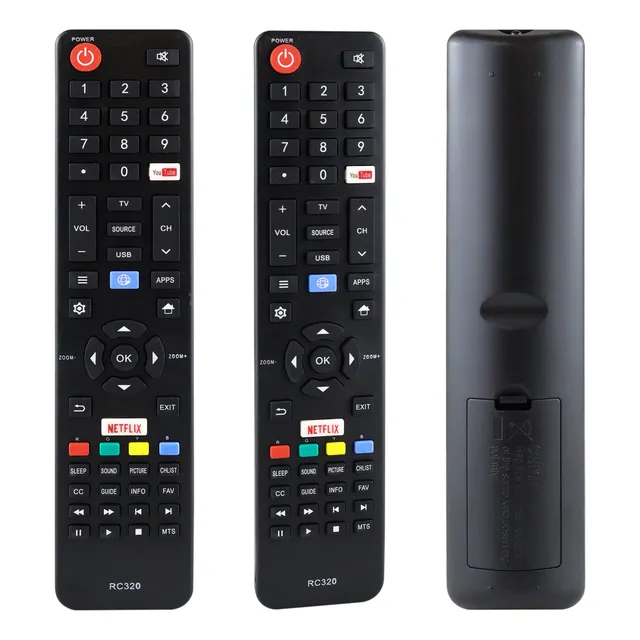 Control Remoto Jvc Rc320 Original Smart Tv Youtube Netflix