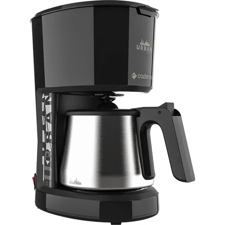 Cafeteira Cadence Urban Pop Inox Caf810 Semi Automática Preta E Aço Inoxidável De Filtro Preto/aço Inoxidável 127v