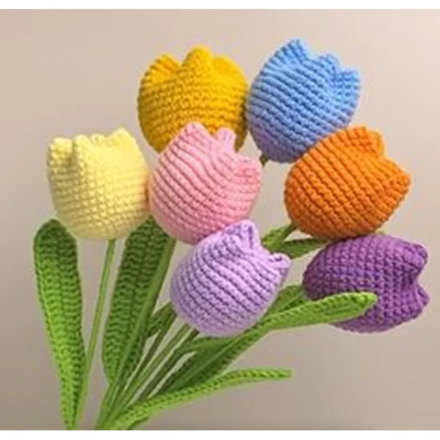 Tulipanes Tejidos Y Todo Tipo De Flores Para Regalar