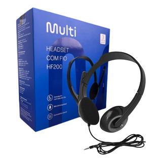 Fone Headset Multilaser Com Fone E Microfone P2 Envio 24h Fone Headset Multilaser Com Fone E Microfone P2 Envio 24h