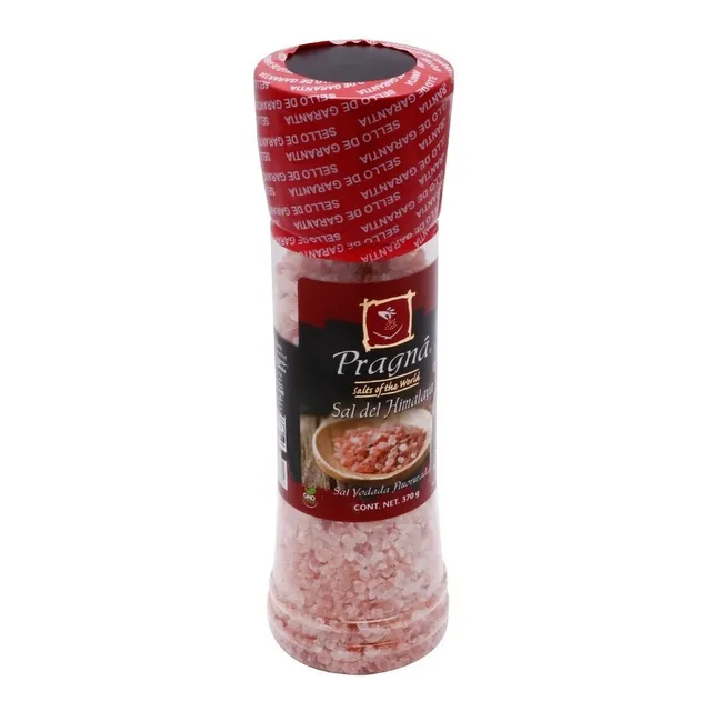 Sal Rosa Del Himalaya Entera Pragna Coarse Salt Molino 370g
