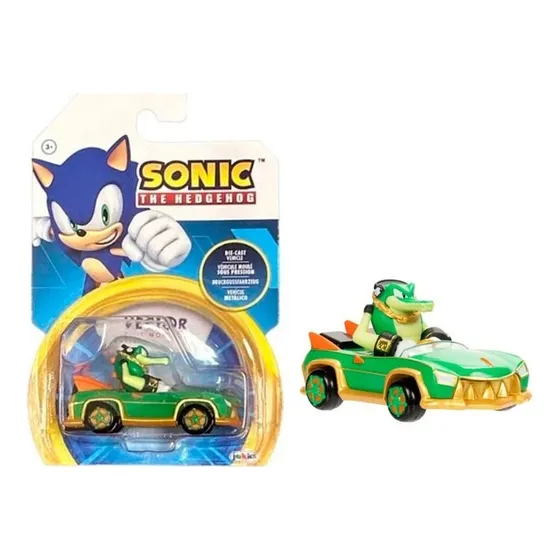 Autito Jakks Vector Racer Die Cast 1.64 Sonic Color Verde