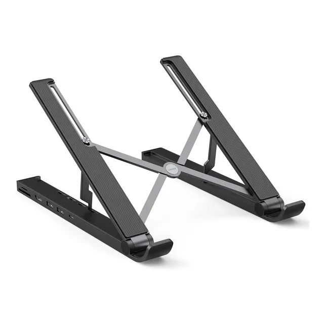 Base Ugreen Soporte Plegable Laptop 5 En 1 Usb-c Hdmi Sd/tf