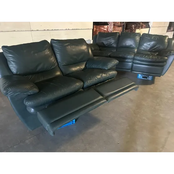 Muebles De Cuero Reclinables De Piel Dos Y Tres Puestos