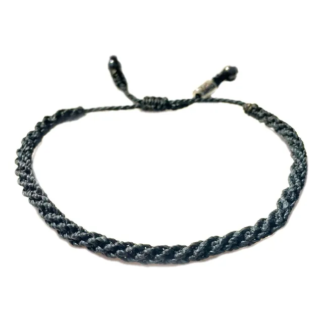 Pulsera De Cuerda Marinera Azul - Joyería Hecha Mano T...