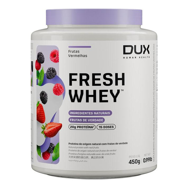 Freshwhey Frutas Vermelhas - Pote 450g Freshwhey Frutas Vermelhas - Pote 450g