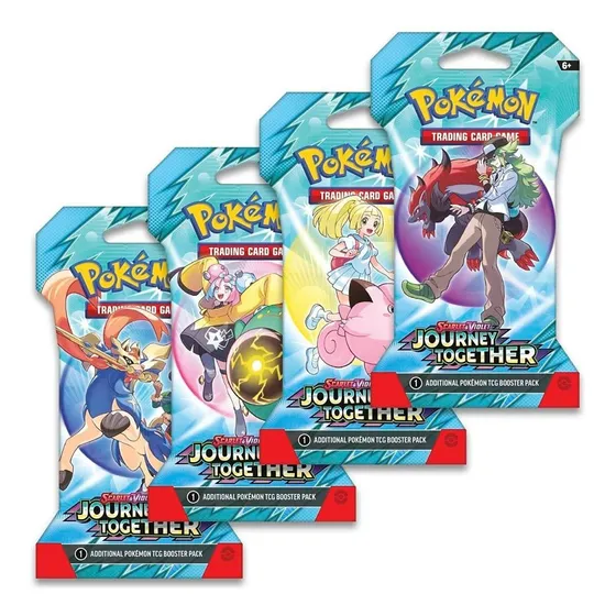Pokemon Tcg Sleeved Booster Pack Journey Together Inglés