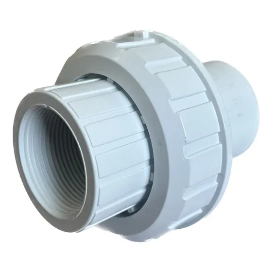 Valvula Check  Plastica Pvc 1-1/2'' De Piston Para Enroscar