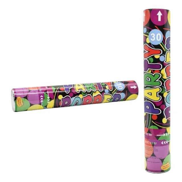 Tubo Lanza Confeti Círculos 30cm