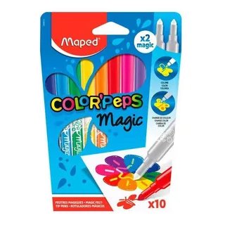 Caneta HidrogrĂĄfica Color'peps Magic C/8crs+2 MĂĄgicas|maped Caneta HidrogrĂĄfica Color'peps Magic C/8crs+2 MĂĄgicas|maped