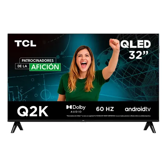 Televisor Q2K Qled 32" Hdr 10 Dolby Audio Google tv Tcl