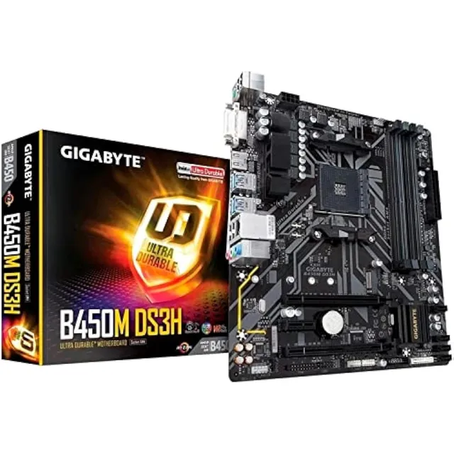 Gigabyte B450m Ds3h (amd Ryzen Am4/micro)