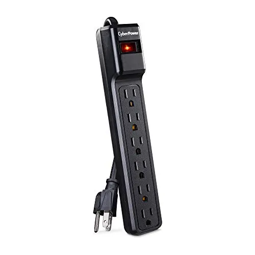 Protector De Sobretensión Cyberpower Csb606 Essential, 900 J