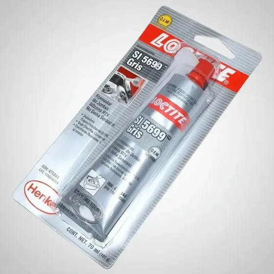 Sellador De Silicona Gris 70ml Loctite Y A