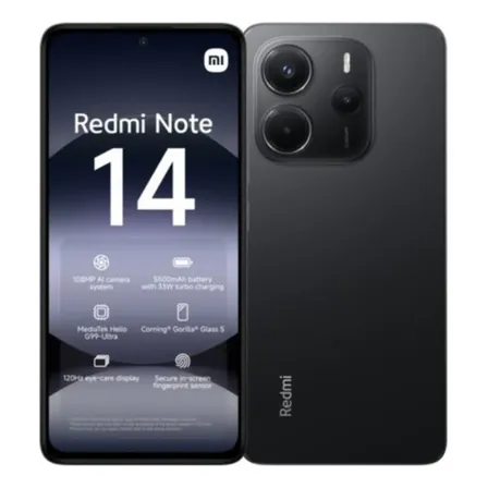 Xiaomi Redmi Note 14 Dual Sim 256gb 8gb Global Original Preto