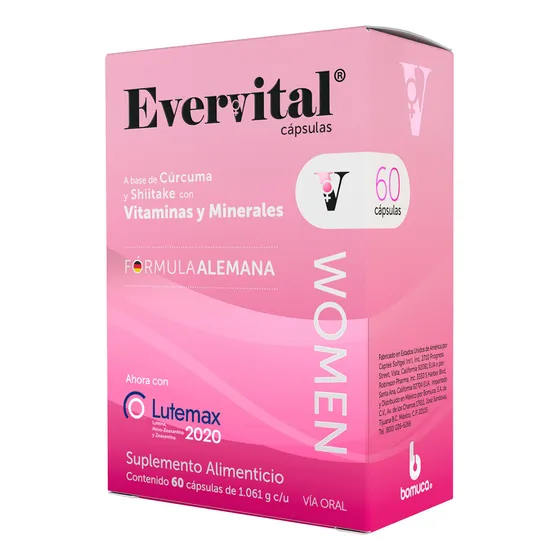 Bomuca Evervital Women 60 Cápsulas