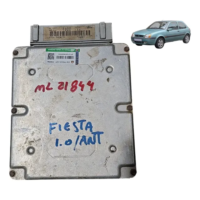 Modulo Injecao Ford Fiesta 1.0 97 98 99 97fb12a650ta (usado)