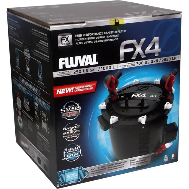 Filtro Externo Fluval Fx4 Canister Acuario Pecera Fx6